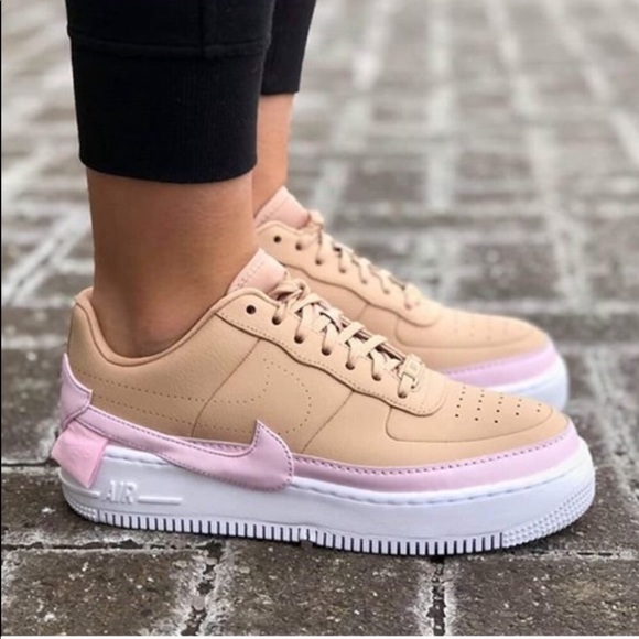 nike air force 1 jester beige and pink